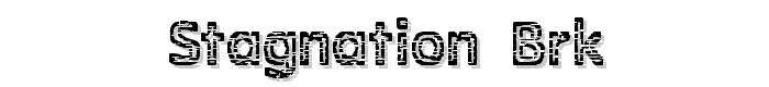 Stagnation BRK font